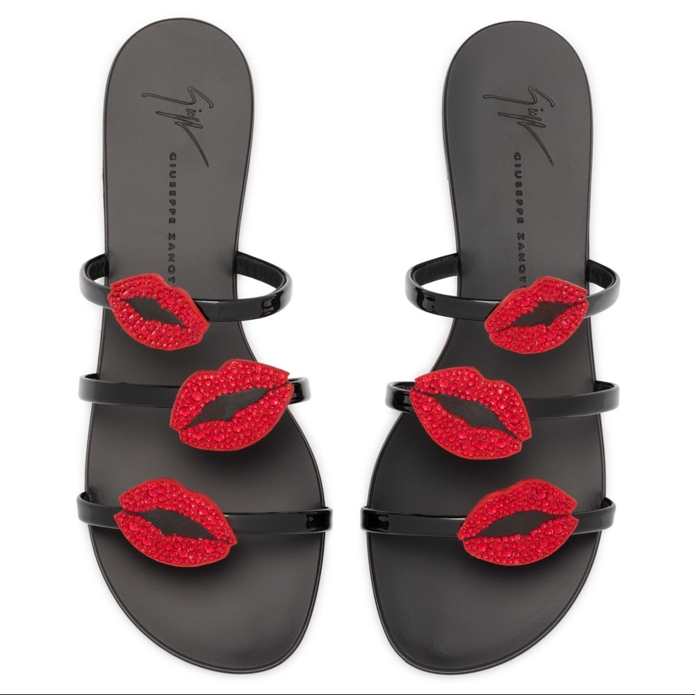 💋giuseppe zanotti NIB triple straps of kisses💋 - Picture 4 of 11